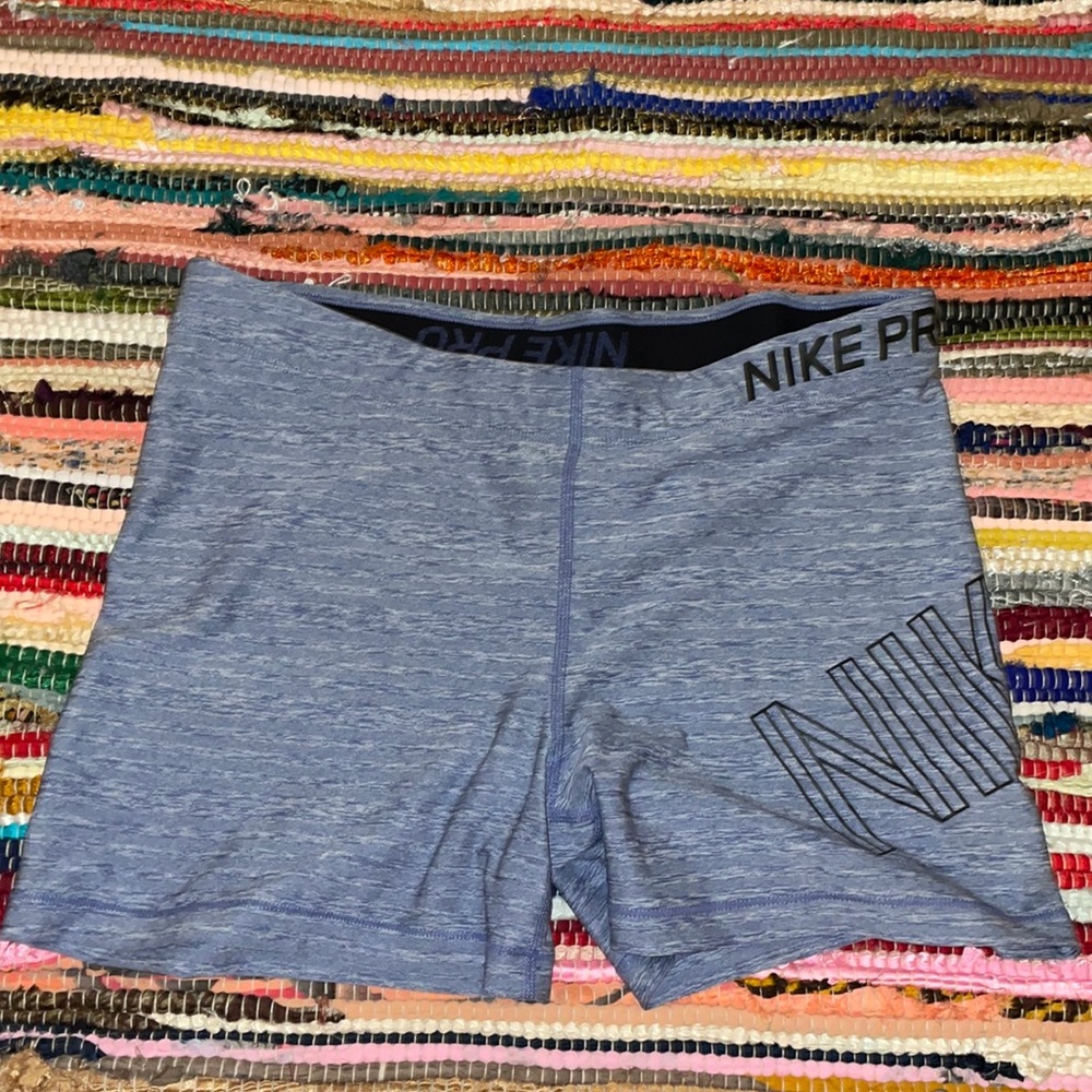 Nike pro dri-fit blue spandex